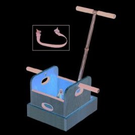 55-1034 Sled with T-Handle and Accessory Box, Large
